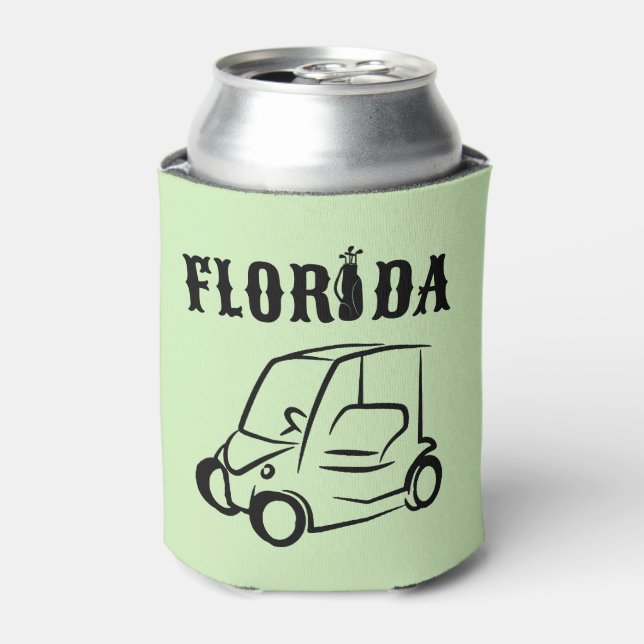Florida Staat Custom Personalisiert Golfer Beer Dosenkühler (Kanne Vorderseite)