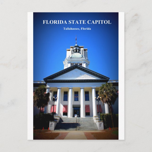 FLORIDA STAAT HAUPTSTADT POSTKARTE (Vorderseite)