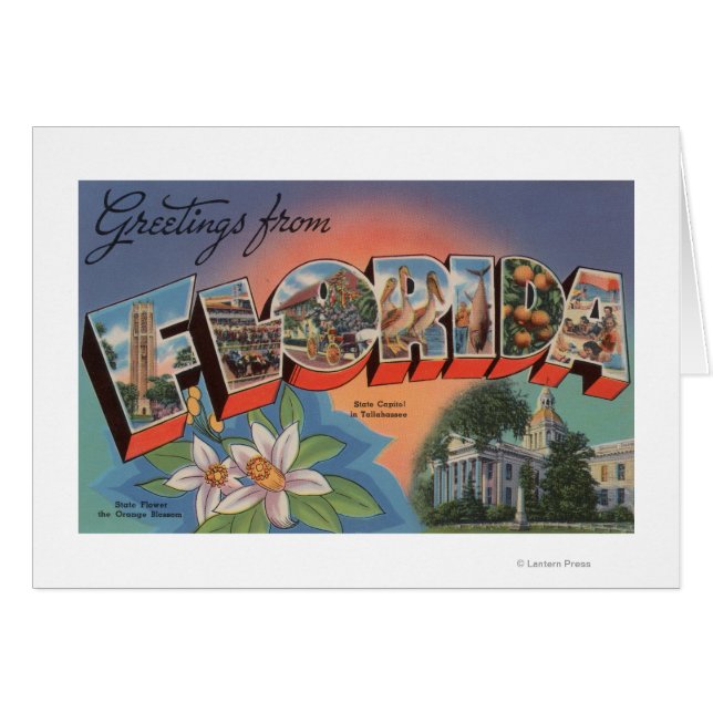 Florida (Staat Hauptstadt Scene) (Vorderseite (Horizontal))