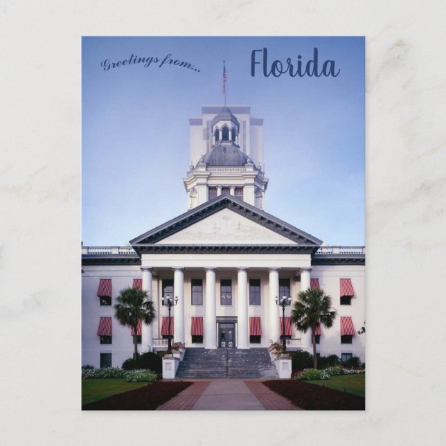 Florida Staat Hauptstadt Tallahassee Florida Postkarte (Vorderseite)