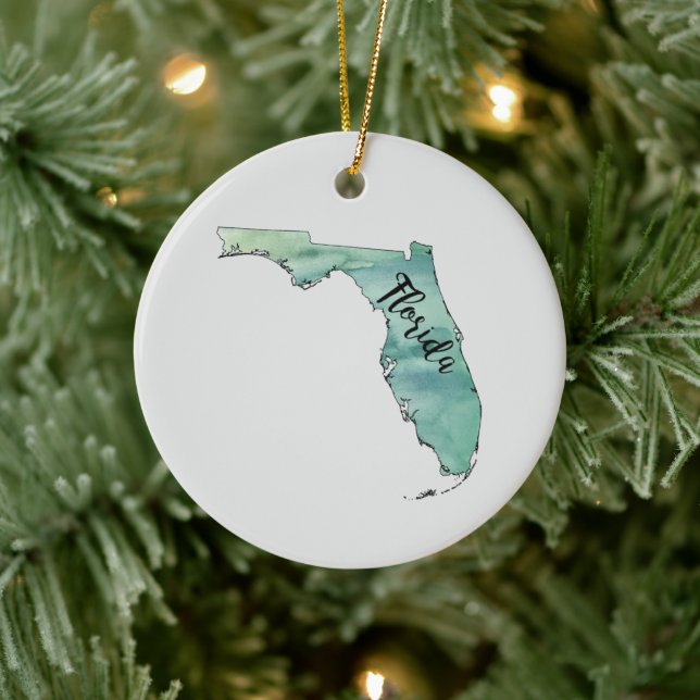Florida Staat Malerei Illustration Ornament (Baum)