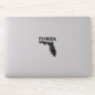 Florida Staat Mandala Karte, Made in Florida Aufkleber