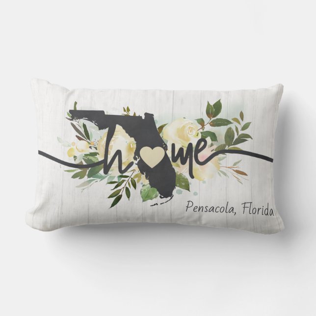 Florida Staat Personalisiert Ihre Zuhause City Rus Lendenkissen (Vorderseite)