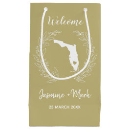 Florida Staat Silhouette Hochzeitstag Kleine Geschenktüte