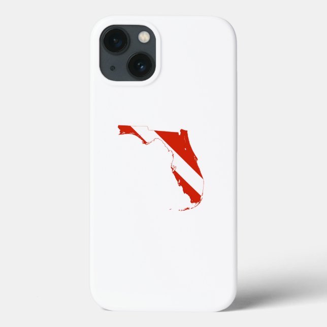 Florida Staat Silhouette Tauchflagge Case-Mate iPhone Hülle (Rückseite)