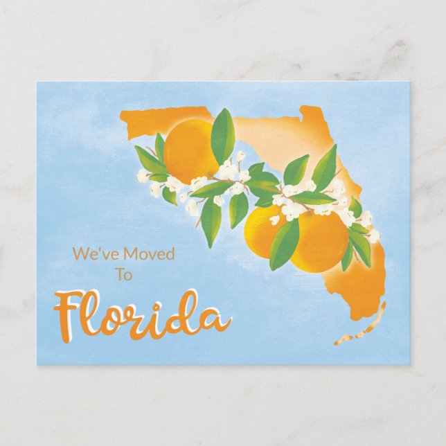 Florida-Staat verschieben neue Adresse Ankündigung (Vorderseite)
