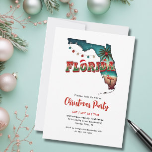Florida Staat Weihnachtsfeier Einladung