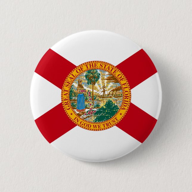 Florida-Staats-Flagge Button (Vorderseite)