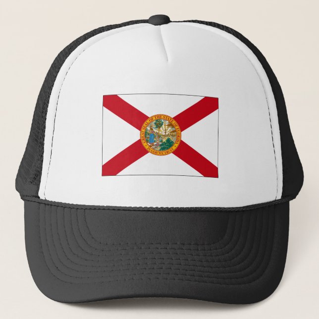 Florida-Staats-Flagge Truckerkappe (Vorderseite)