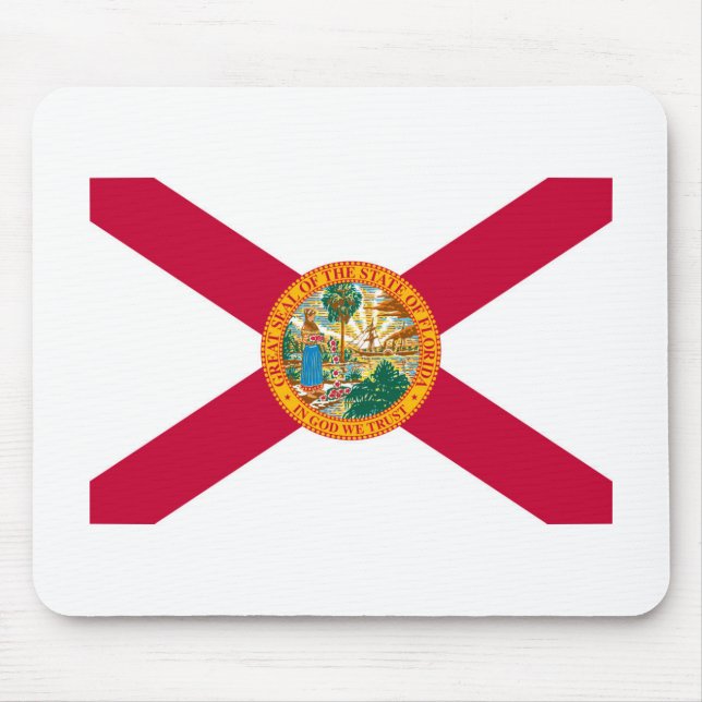 Florida-Staats-Flaggen-Entwurf Mousepad (Vorne)