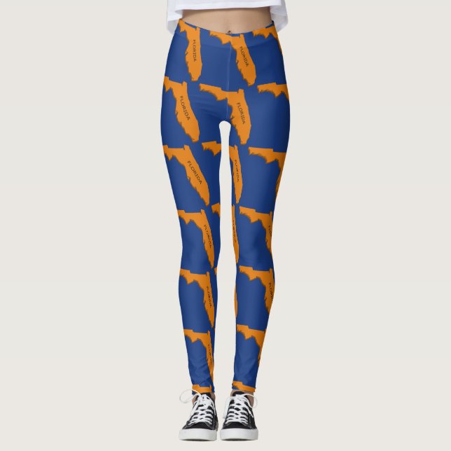 "Florida" Staats-Form-Leggings Leggings (Vorderseite)
