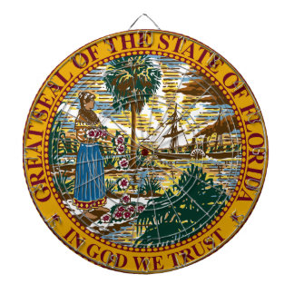 Florida-Staats-Siegel Dartscheibe