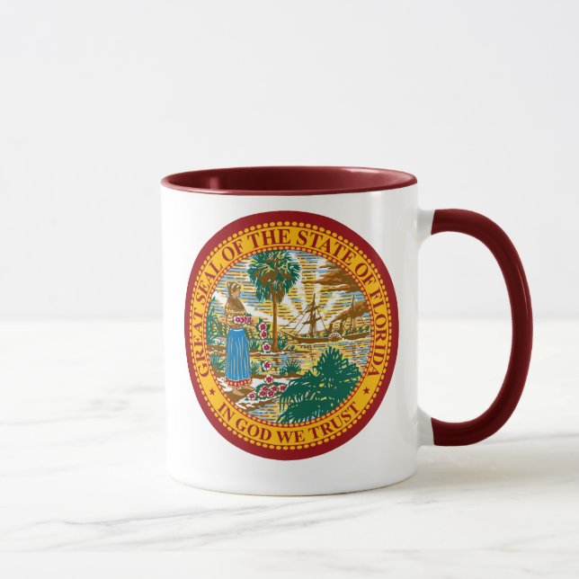 FLORIDA-STAATS-SIEGEL TASSE (Rechts)