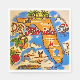Florida Staatsfeier Serviette