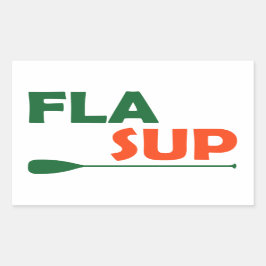 Florida Standup Paddling Rechteckiger Aufkleber