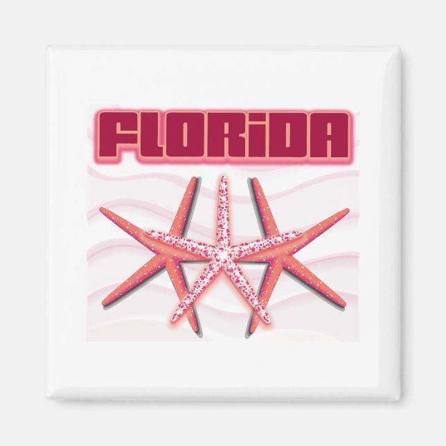 Florida Starfish Magnet (Vorne)