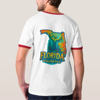 Florida State Artistic T-Shirt – Öl-Pinselstrich-