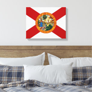 Florida State Flag Canvas Print Leinwanddruck