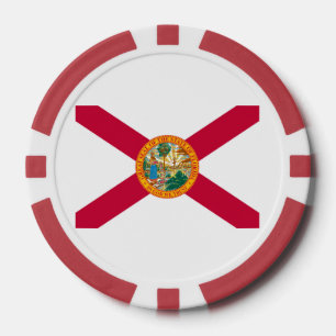 Florida State Flag Design Pokerchips