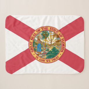 Florida State Flag Print Patriotic Sherpadecke