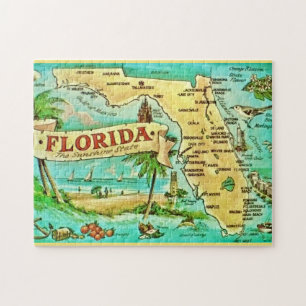 Florida State Postkarte 11x14