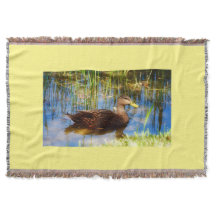 Florida-Stockenten-Enten-BaumwollWurfs-Decke