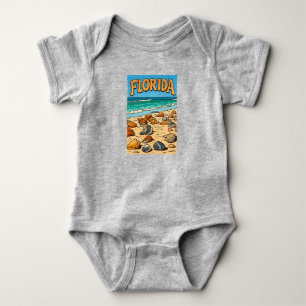 "Florida Strand" Baby  Strampler