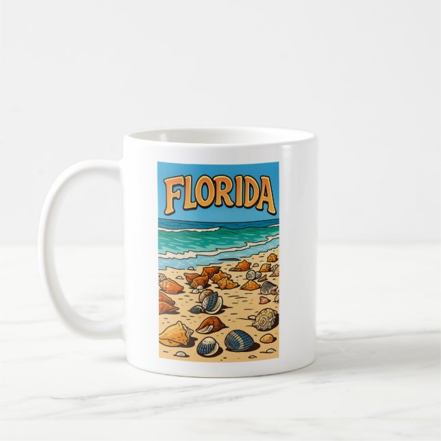 "Florida-Strand" Kaffeetasse (Links)