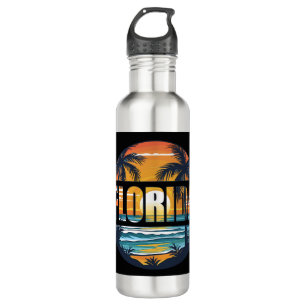 Florida Strandwellen Edelstahlflasche