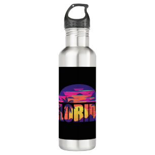 Florida Strandwellen Edelstahlflasche