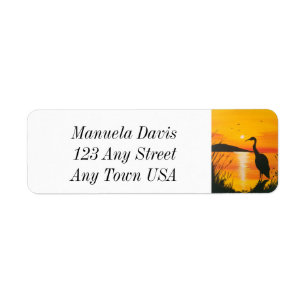 Florida Sunrise Address Label