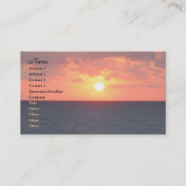 Florida Sunrise Visitenkarte