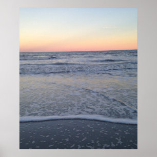 Florida Sunset Beach Ocean Foto Poster