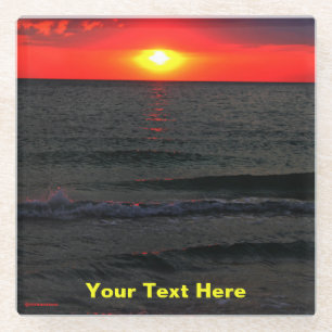 Florida Sunset Glasuntersetzer