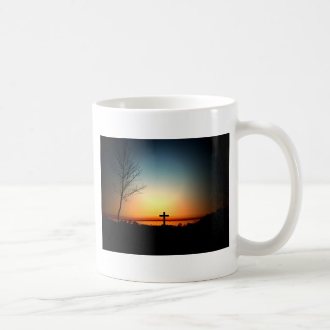 Florida Sunset mit Kreuz Kaffeetasse (Rechts)