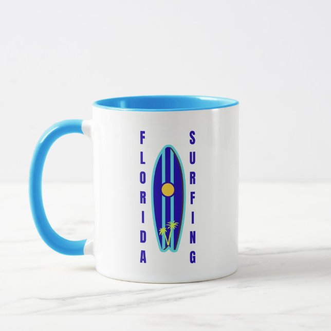 Florida Surfing Kaffee Tasse (Links)