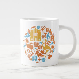 Florida-Symbole Jumbo-Tasse