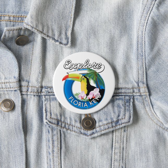Florida-Tasten-Retro-Logo Button (Beispiel)