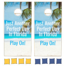 Florida Themed Cornhole Set