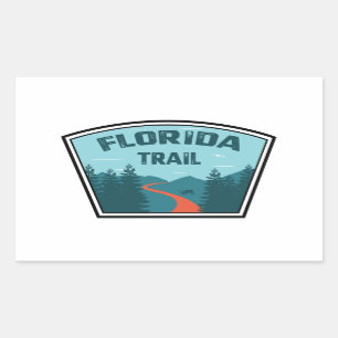 Florida Trail Rechteckiger Aufkleber
