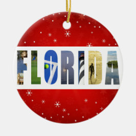 Florida Travel Fotos Weihnachten Keramik Ornament