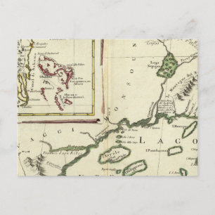 Florida, überlegene Seen, Bahamas Postkarte