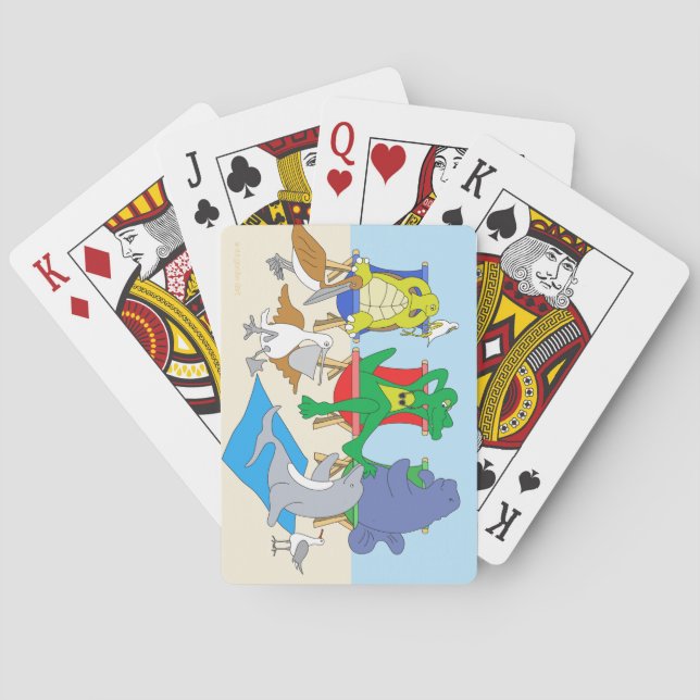 Florida-Ureinwohner Spielkarten (Rückseite)