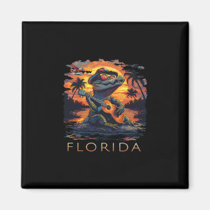Florida Urlaub Süßer Alligator  Magnet