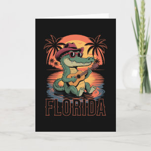 Florida-Urlaubs-T-Shirt Frauen Männer Kinder Lusti Karte
