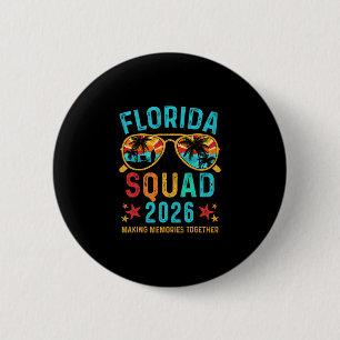 Florida Urlaubsteam 2026 Familie passend Vintag Button