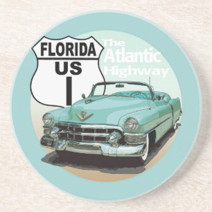 Florida US Route 1 - Atlantische Autobahn Untersetzer