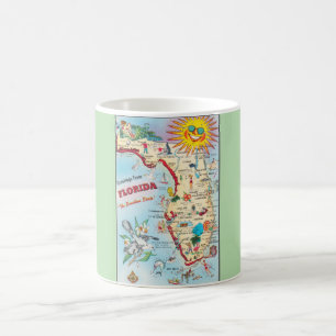 FLORIDA USA, Willkommenskarte, Kaffeetasse
