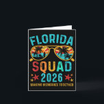Florida Vacation Squad 2026 Familie Matching Vinta Karte<br><div class="desc">Florida Vacation Squad 2026 Familie Vintag</div>