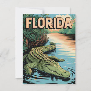 Florida Vintag Postkarte
